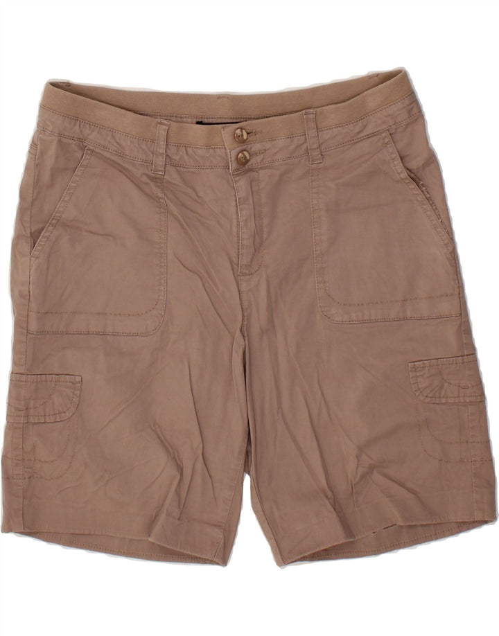 LEE Womens Relaxed Fit Cargo Shorts US 12 Large W34 Brown Cotton Vintage Lee and Second-Hand Lee from Messina Hembry 