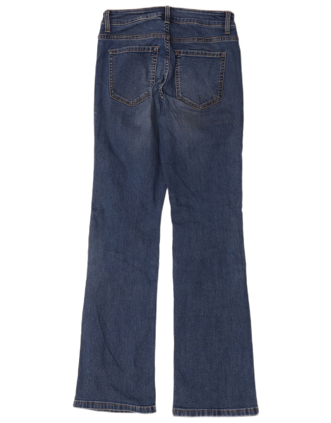 Marks & Spencer Womens Flared Jeans UK 8 Smal W28 L29 Blue Cotton