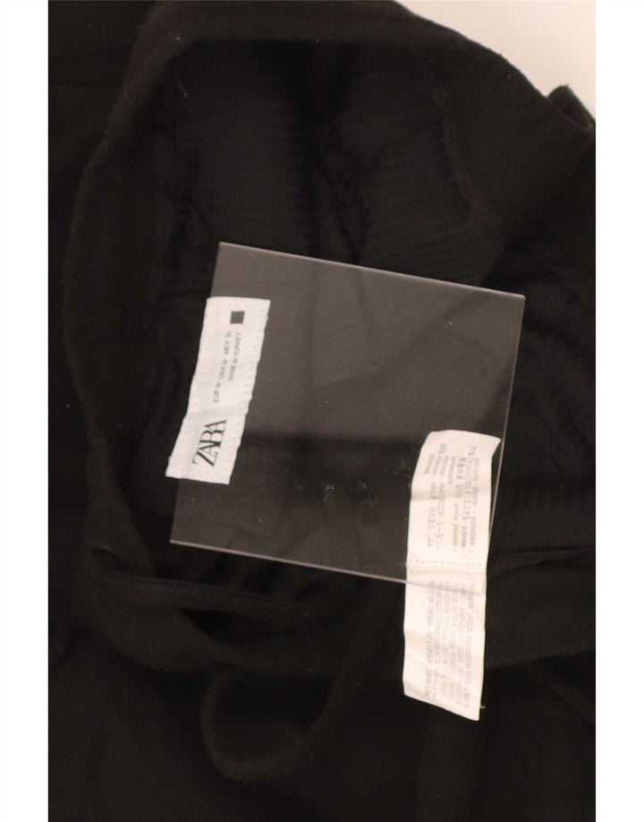 Zara Mens Casual Shorts Medium W30 Black Polyester