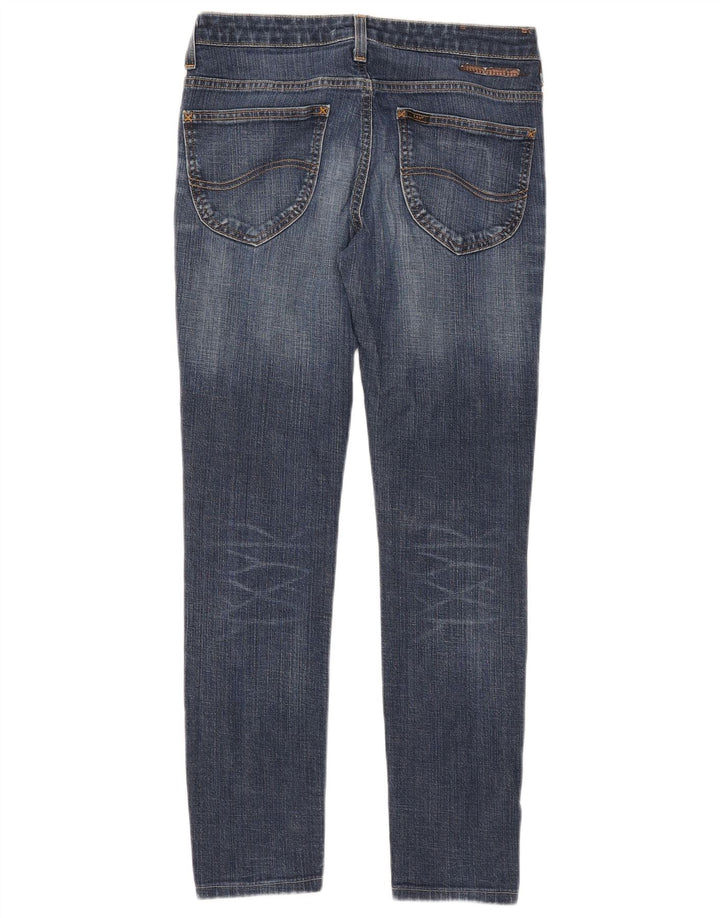 LEE Womens Scarlet Slim Jeans W29 L27  Blue Cotton