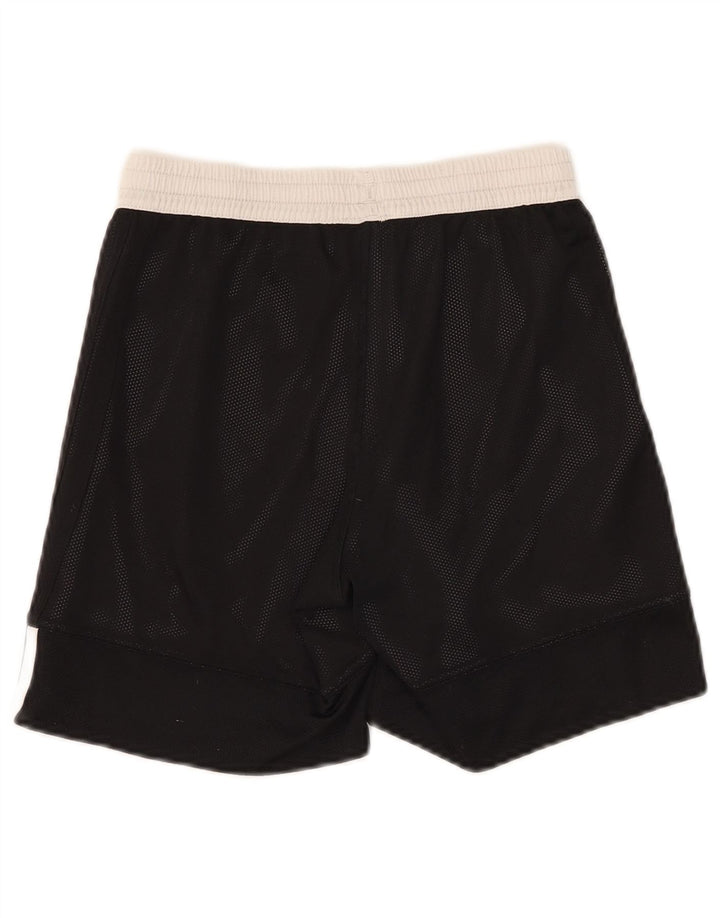 Adidas Boys Sport Shorts 11-12 Years  Black Colourblock Polyester