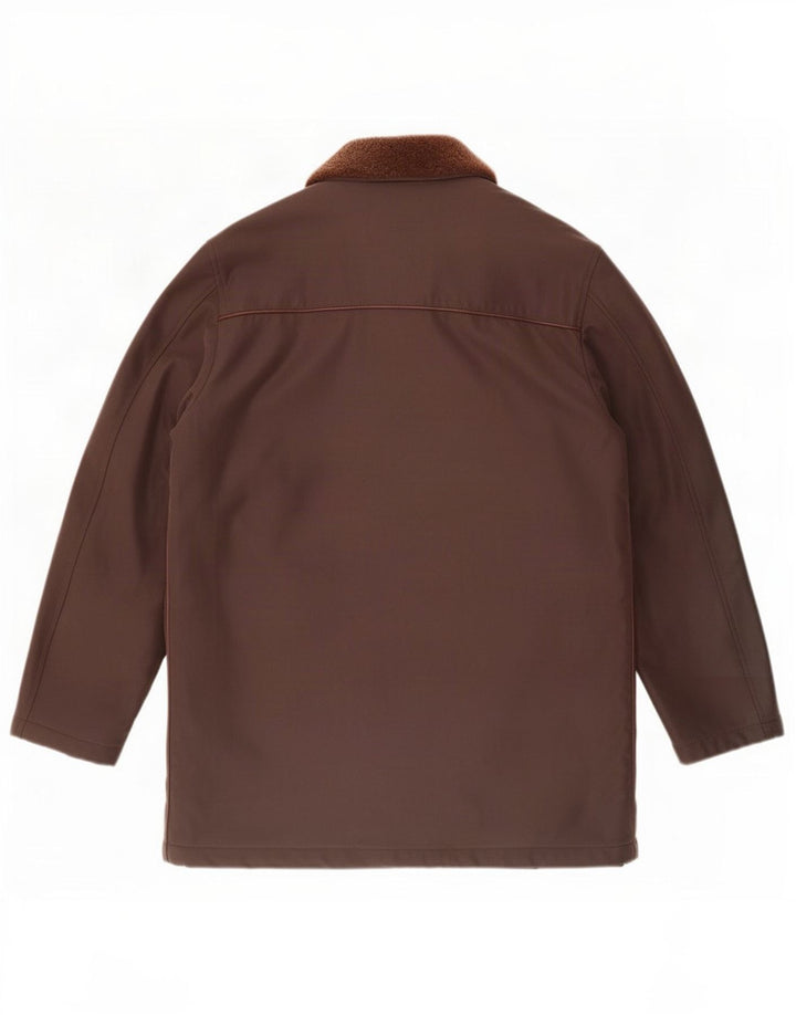 Mabrun Mens Bomber Jacket IT 50 Large Brown Polyester
