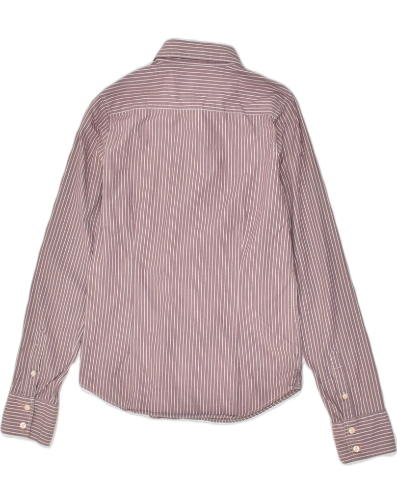 JACK WILLS Womens Shirt UK 10 Small  Purple Pinstripe Cotton | Vintage Jack Wills | Thrift | Second-Hand Jack Wills | Used Clothing | Messina Hembry 