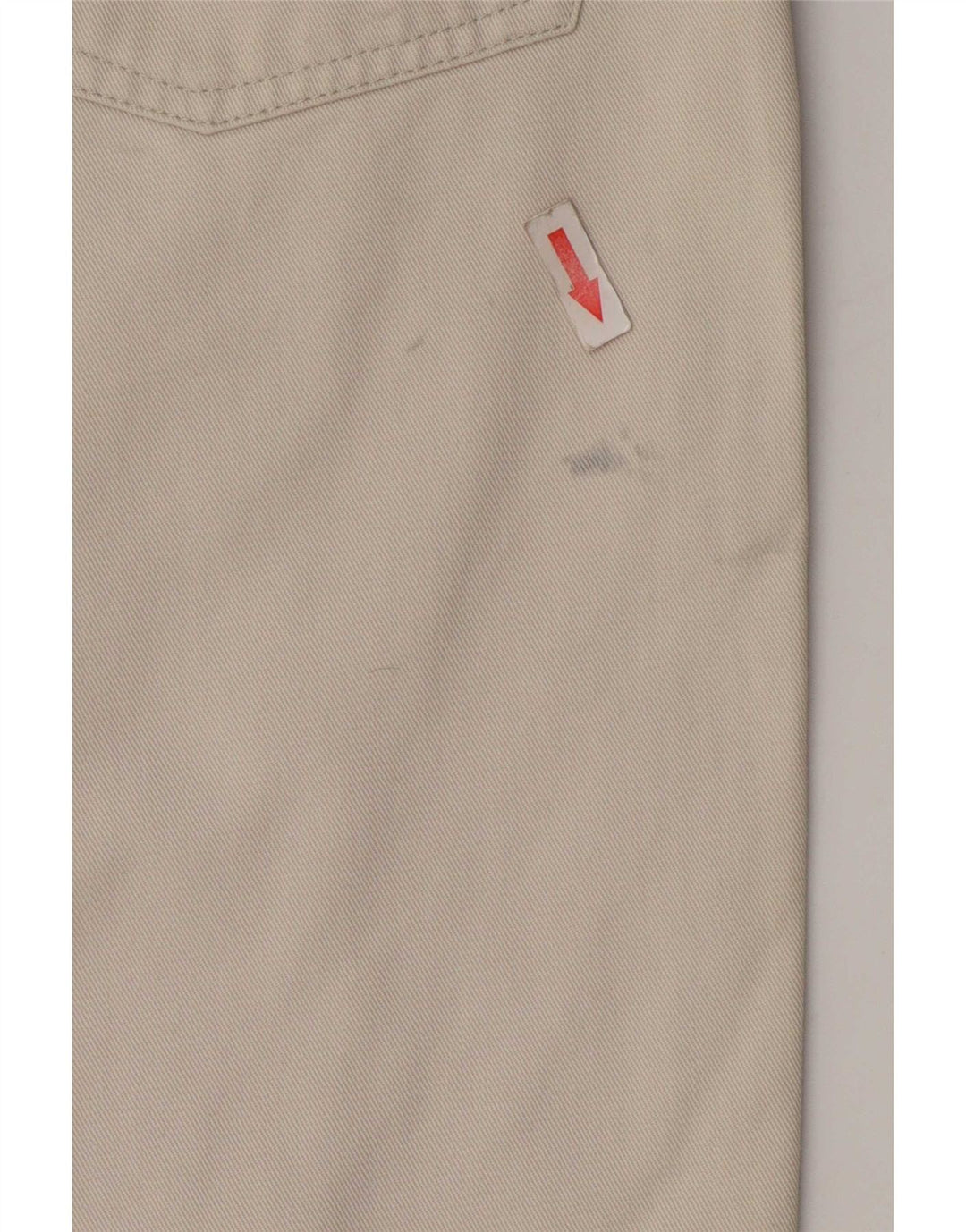 Dickies Womens Denim Shorts Medium W30 White Cotton