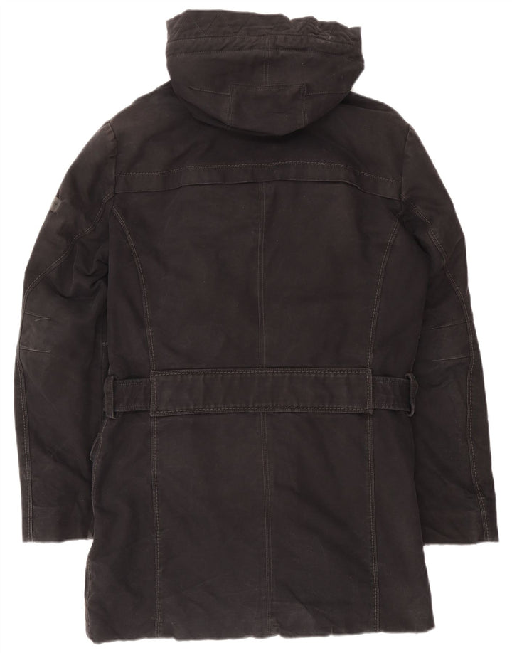 PEUTEREY Mens Hooded Padded Coat EU 52 Large Black