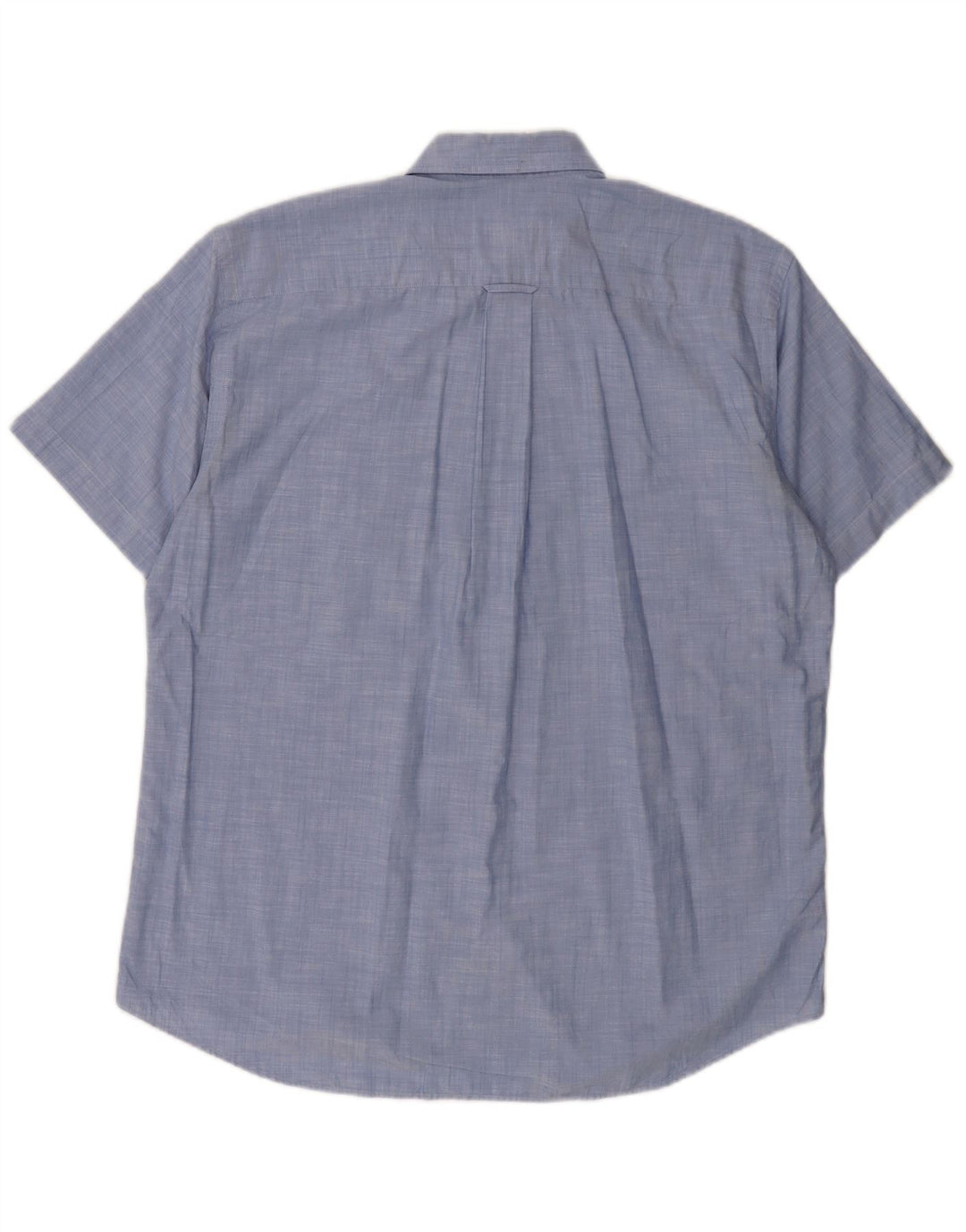 LACOSTE Mens Short Sleeve Shirt Size 40 Medium Blue Cotton