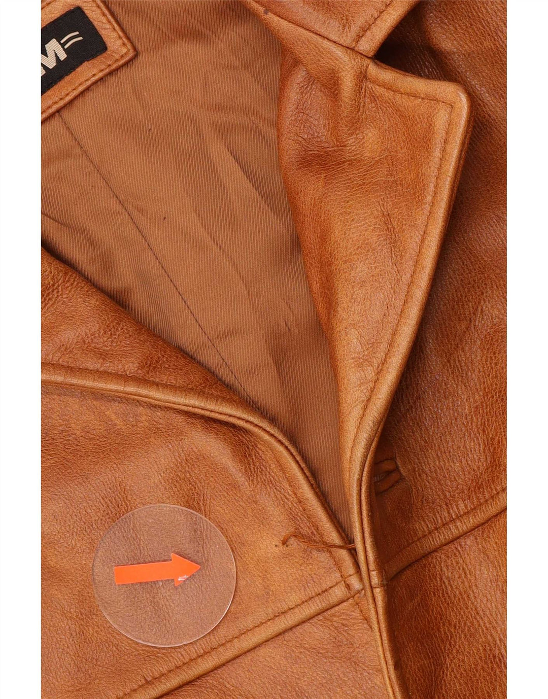 Vintage Mens Leather Jacket EU 48 Medium Brown Classic