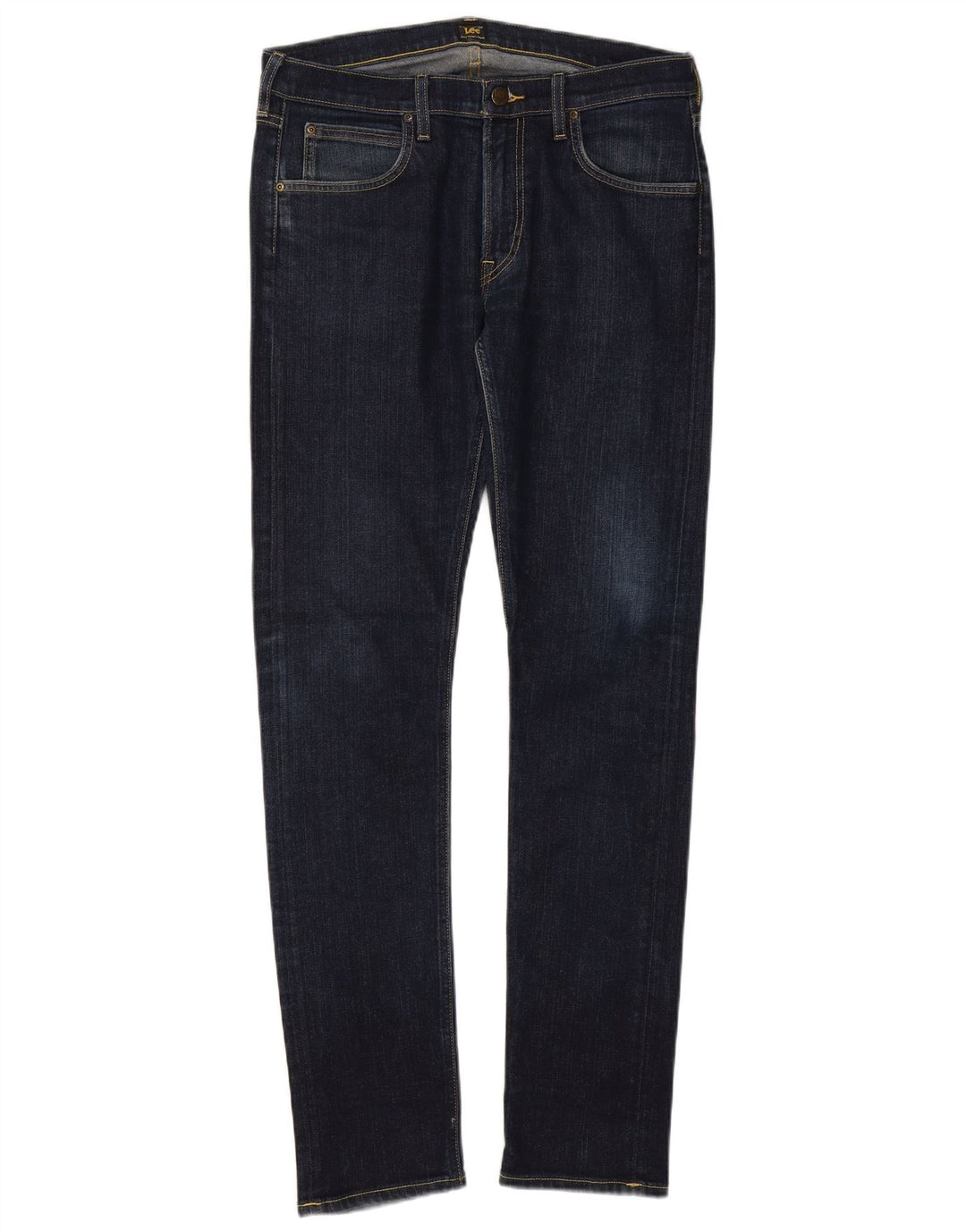Lee Mens Luke Slim Jeans W33 L34 Navy Blue Cotton