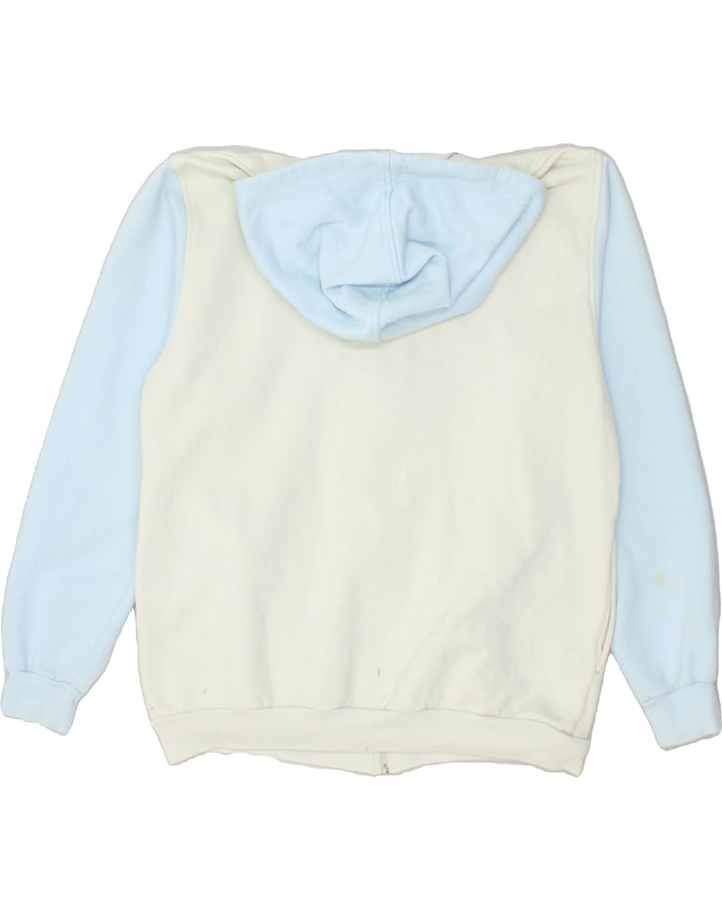 KAPPA Mens Zip Hoodie Sweater Large White Colourblock Cotton | Vintage Kappa | Thrift | Second-Hand Kappa | Used Clothing | Messina Hembry 