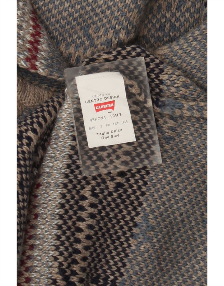 Carrera Womens Longline Cardigan Sweater One Size Multicoloured Aztec