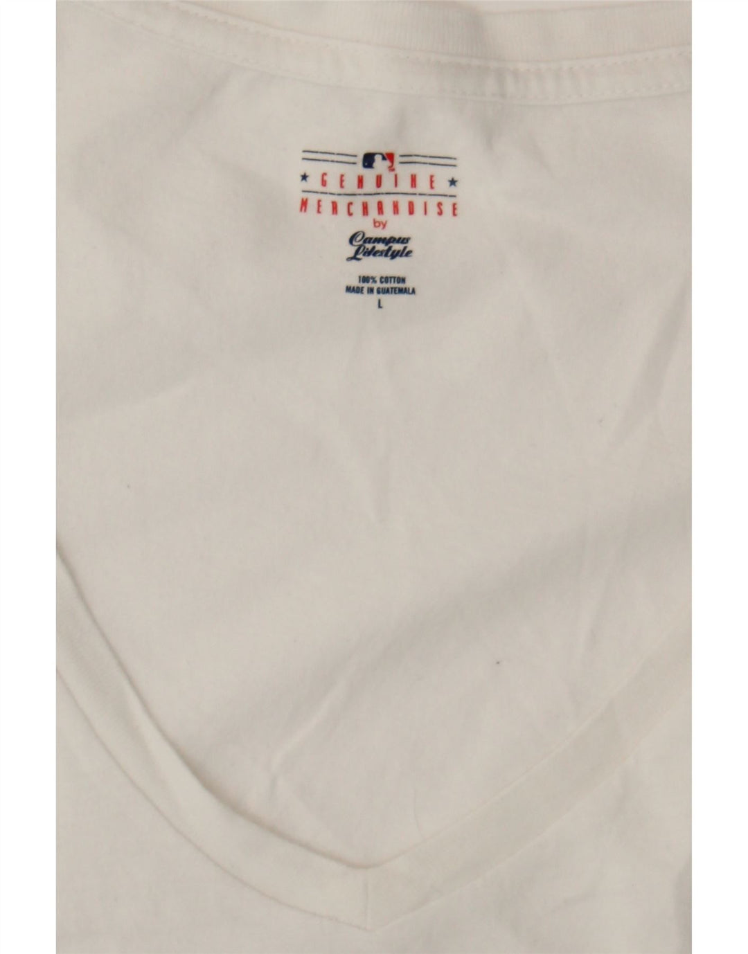 GENUINE MERCHANDISE Womens Graphic T-Shirt Top UK 16 Large White Vintage Genuine Merchandise and Second-Hand Genuine Merchandise from Messina Hembry 