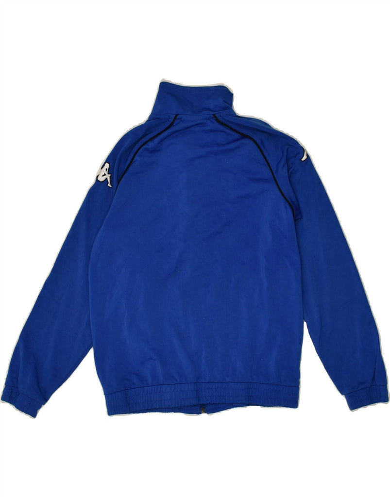 KAPPA Boys Tracksuit Top Jacket 9-10 Years Blue Colourblock Polyester | Vintage Kappa | Thrift | Second-Hand Kappa | Used Clothing | Messina Hembry 