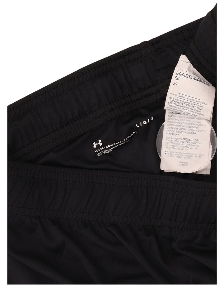 Under Armour Mens Sport Shorts Large Navy Blue Polyester