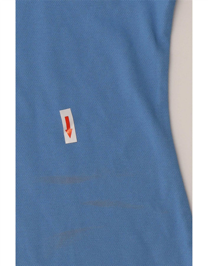 Lacoste Womens Polo Shirt Size 40 Medium Blue Cotton