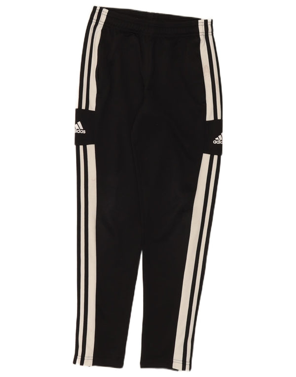 Adidas Boys Aeroready Tracksuit Trousers 11-12 Years Black Colourblock