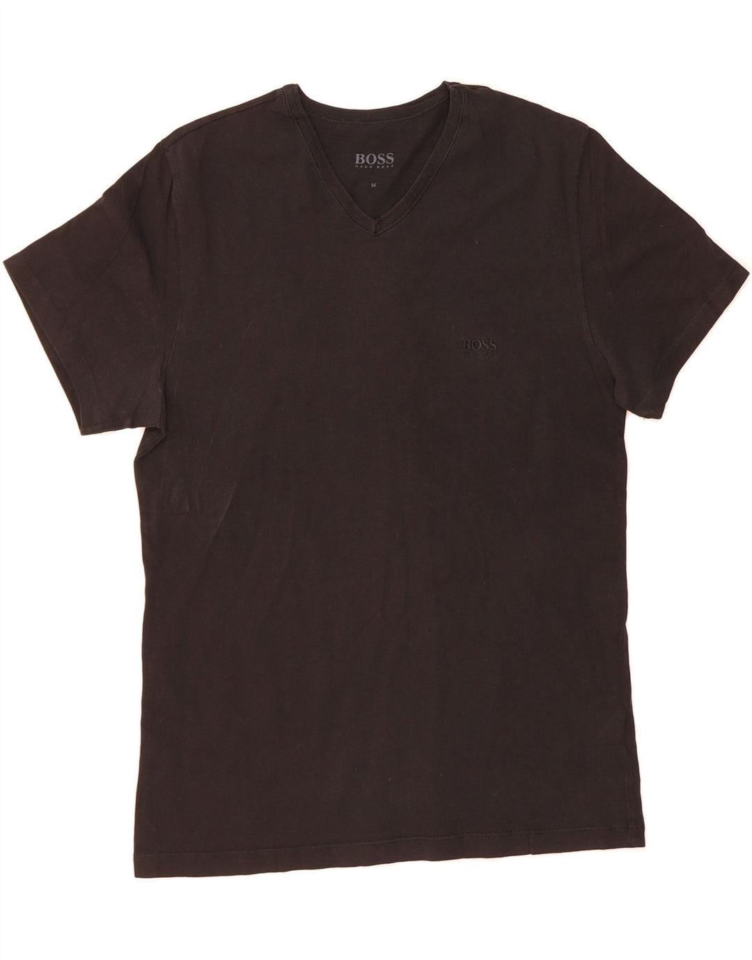 HUGO BOSS Mens T-Shirt Top Medium Black Cotton Vintage Hugo Boss and Second-Hand Hugo Boss from Messina Hembry 