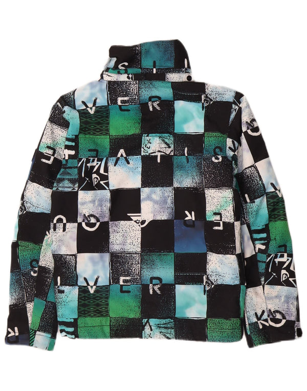 Quiksilver Boys Graphic Windbreaker Jacket 9-10 Years Medium Multicoloured