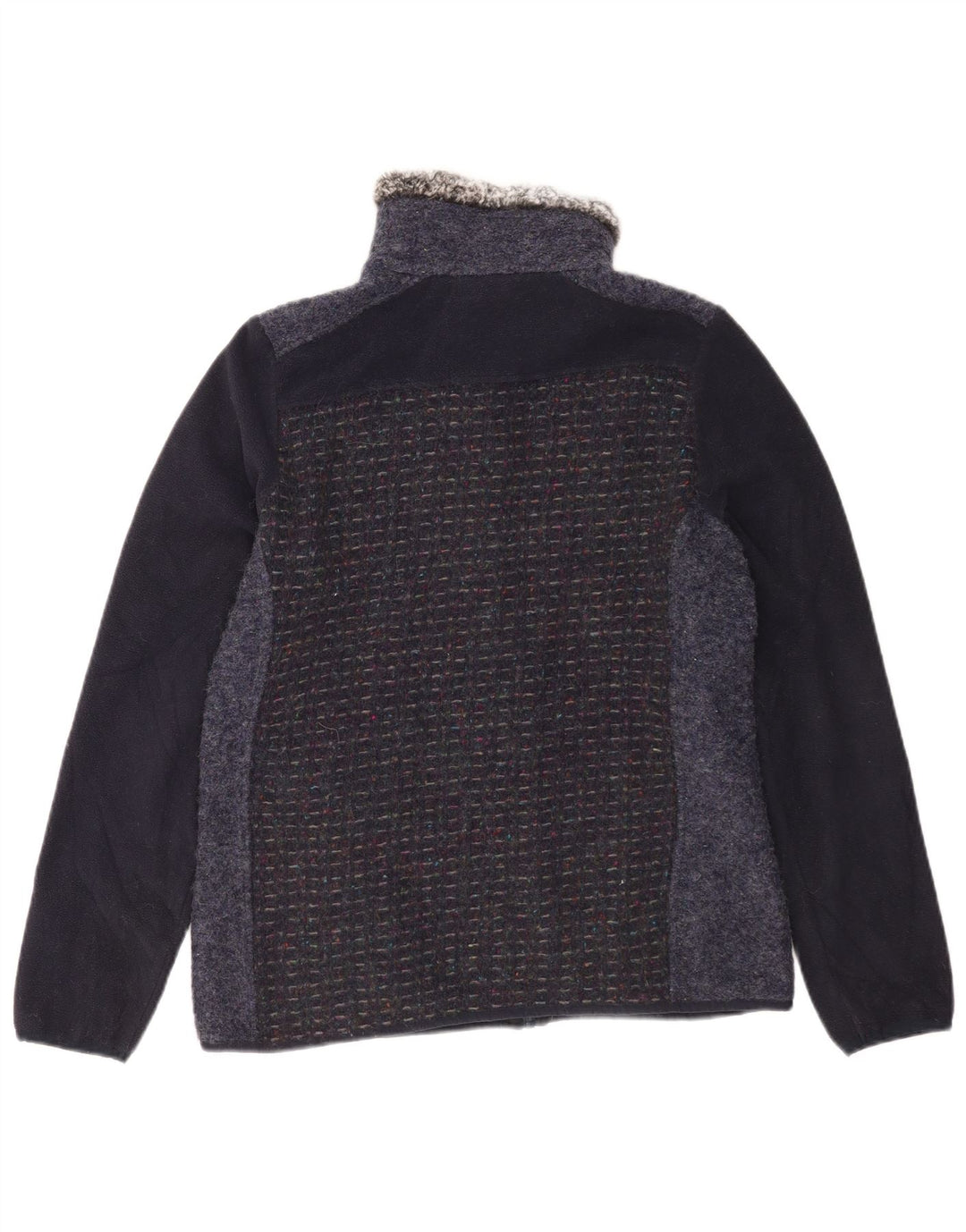 CMP Womens Fleece Jacket UK 18 XL Navy Blue Colourblock Polyester