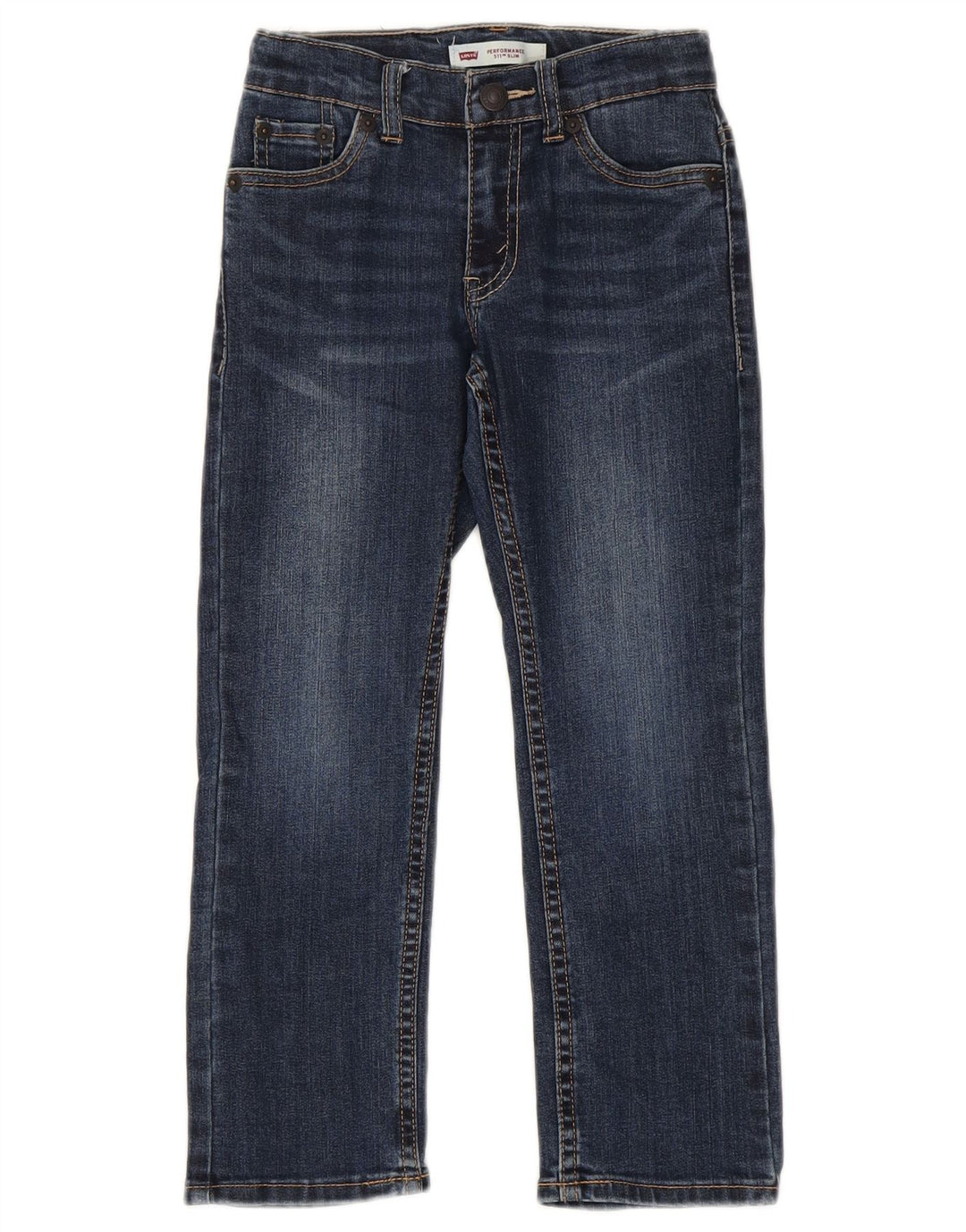 Levi's Boys 511 Slim Jeans 5-6 Years W22 L20 Blue Cotton