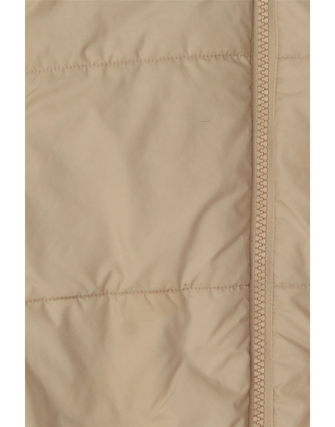 Adidas Womens Hooded Padded Jacket UK 14 Medium  Off White Polyester