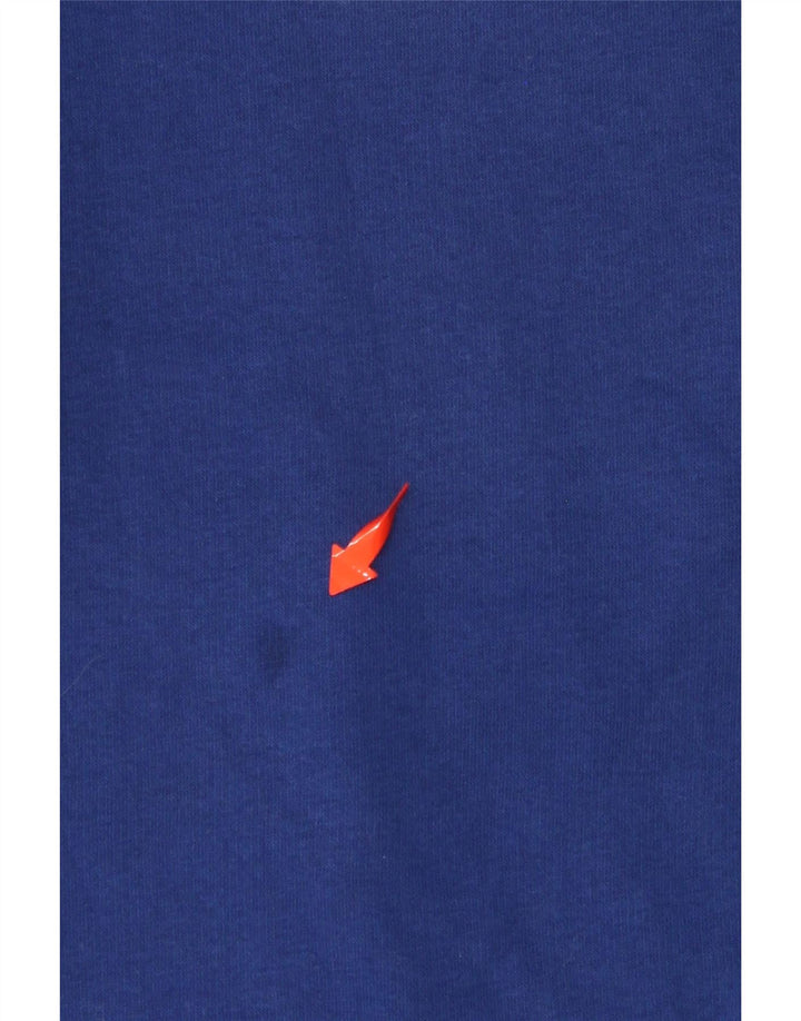 CHAMPION Mens Graphic Sweatshirt Jumper Small Blue Cotton