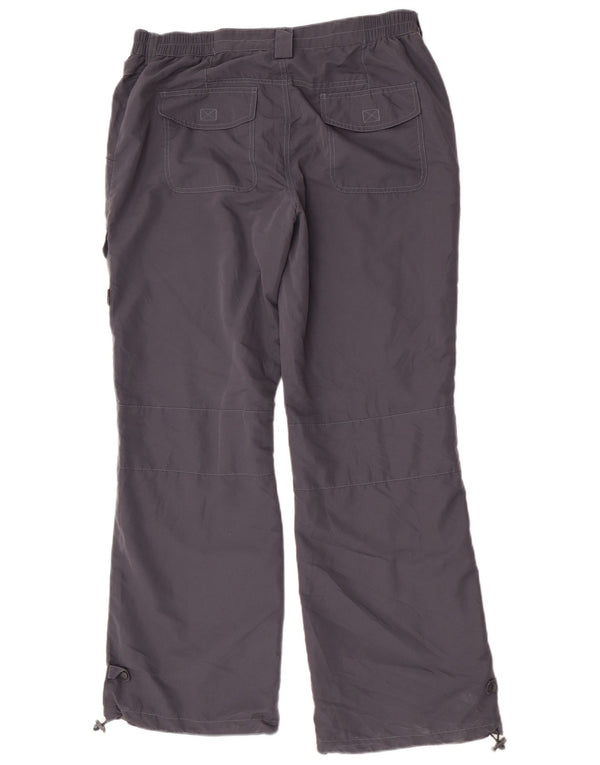 Maui Womens Hiking Waterproof Trousers IT 44 Medium W34 L32 Grey Polyester