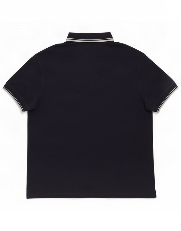Kappa Mens Polo Shirt XL Navy Blue Cotton