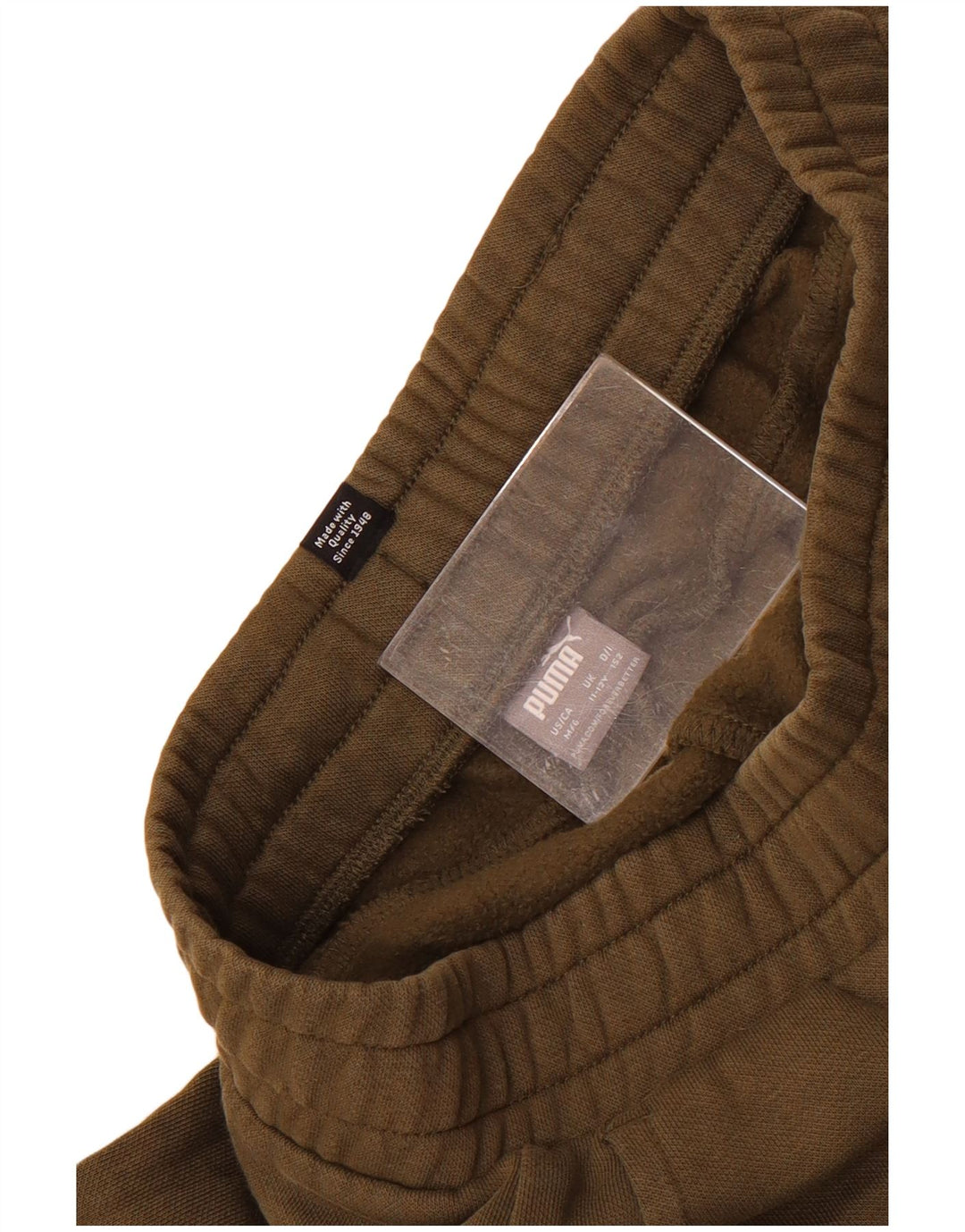 Puma Boys Tracksuit Trousers Joggers 11-12 Years  Khaki Polyester