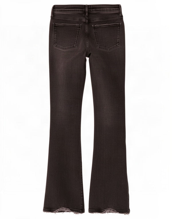 Zara Womens Flared Jeans EU 38 Small W28 L31 Black