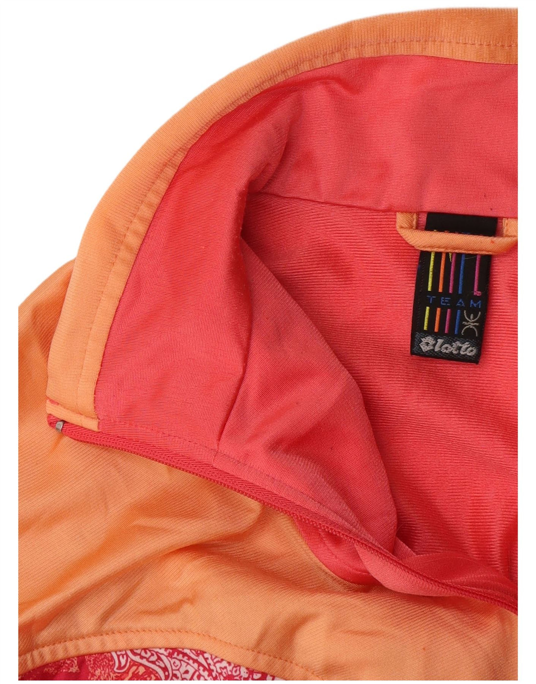 Lotto Womens Tracksuit Top Jacket UK 16 Large Pink Colourblock