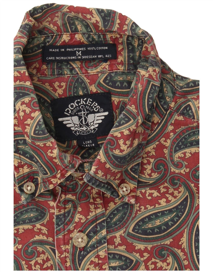 Dockers Mens Shirt Medium Multicoloured Paisley Cotton