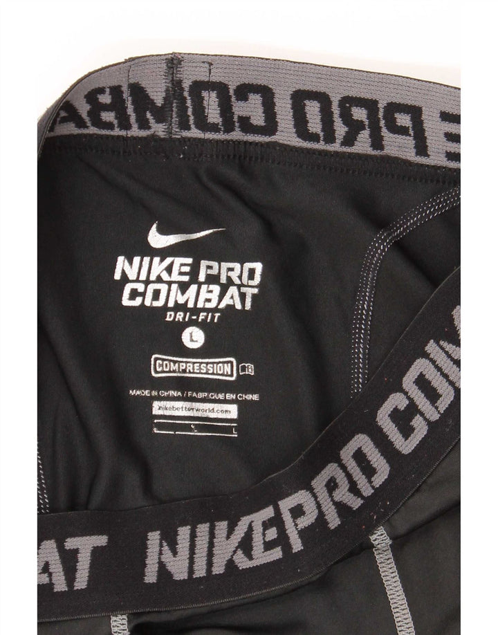 Nike Mens Compression Graphic Leggings Large Black