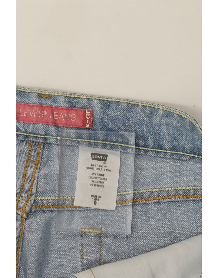 Levi's Womens Bermuda Denim Shorts US 9 Medium W32  Blue Ramie
