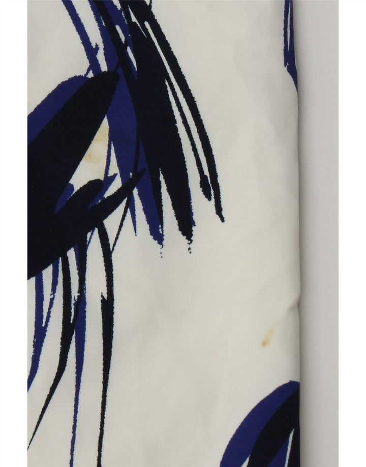 Hobbs Womens Sheath Dress UK 10 Small  White Floral Polyester
