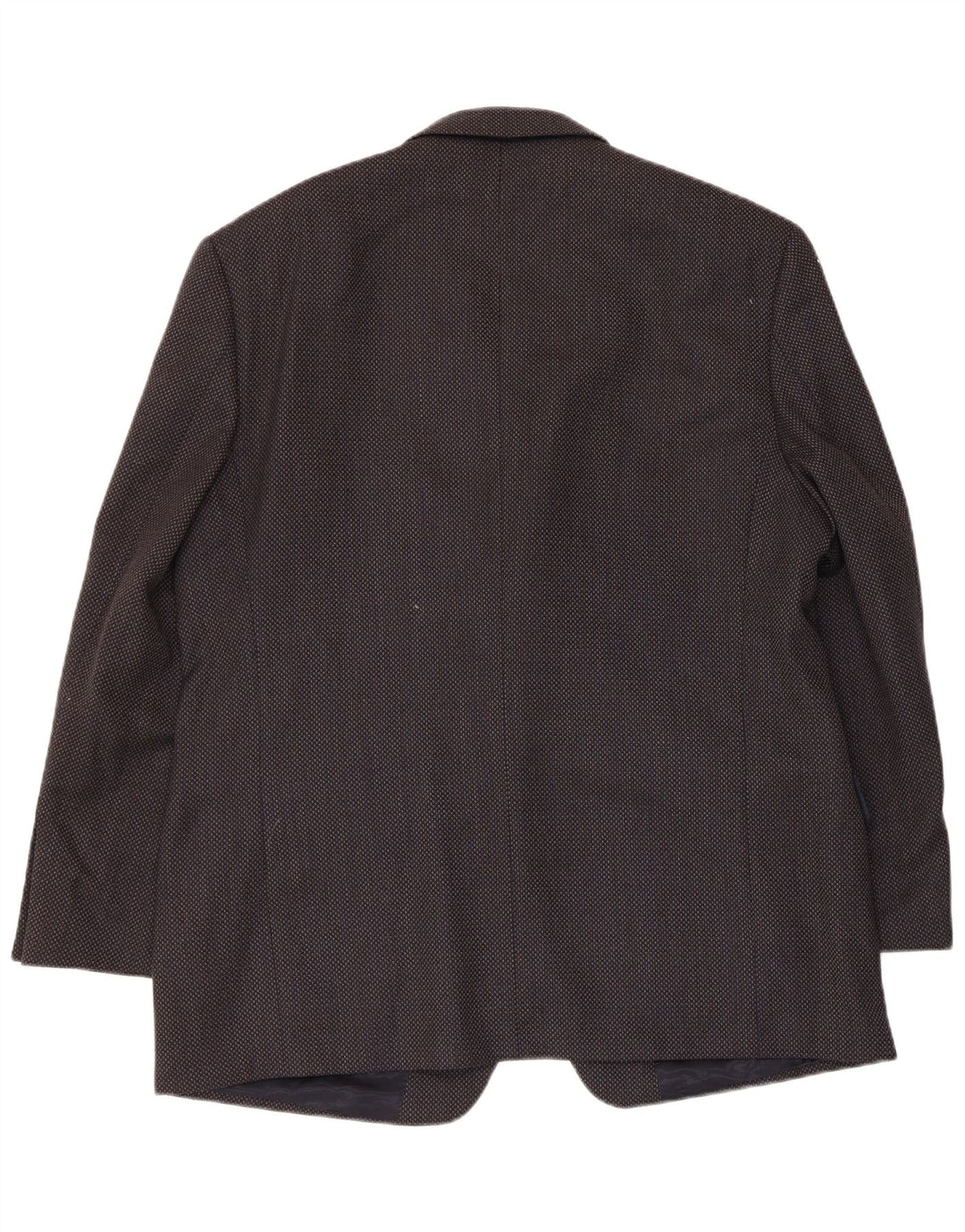 Marks & Spencer Mens 3 Button Blazer Jacket UK 44 XL Navy Blue Virgin Wool