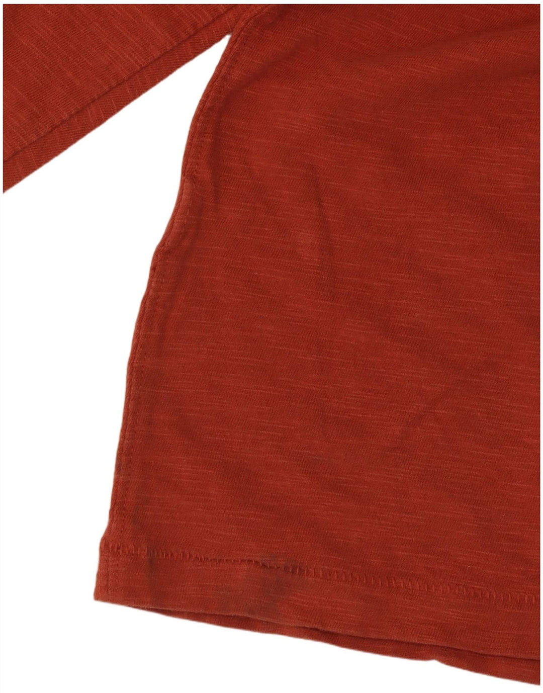 Fat Face Mens Top Long Sleeve Medium Orange Flecked