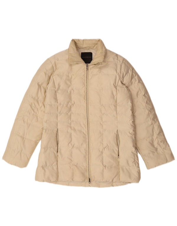 Sergio Tacchini Womens Padded Jacket UK 18 XL Off White Polyamide