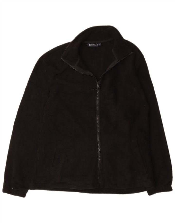 Mountain Warehouse Mens Fleece Jacket UK 38 Medium Black Polyester