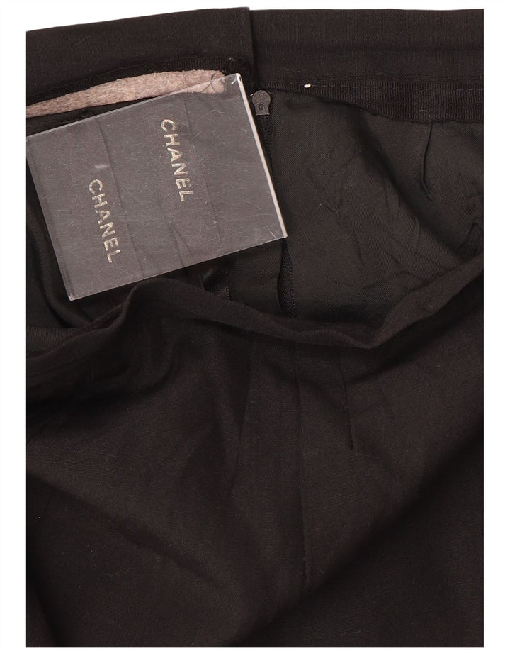 CHANEL Womens Pencil Skirt W30 Medium Black