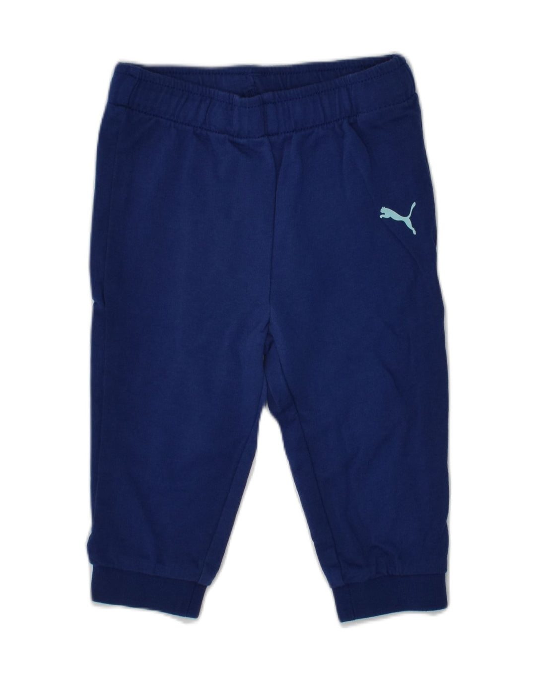 PUMA Baby Boys Tracksuit Trousers 9-12 Months Navy Blue Cotton | Vintage Puma | Thrift | Second-Hand Puma | Used Clothing | Messina Hembry 