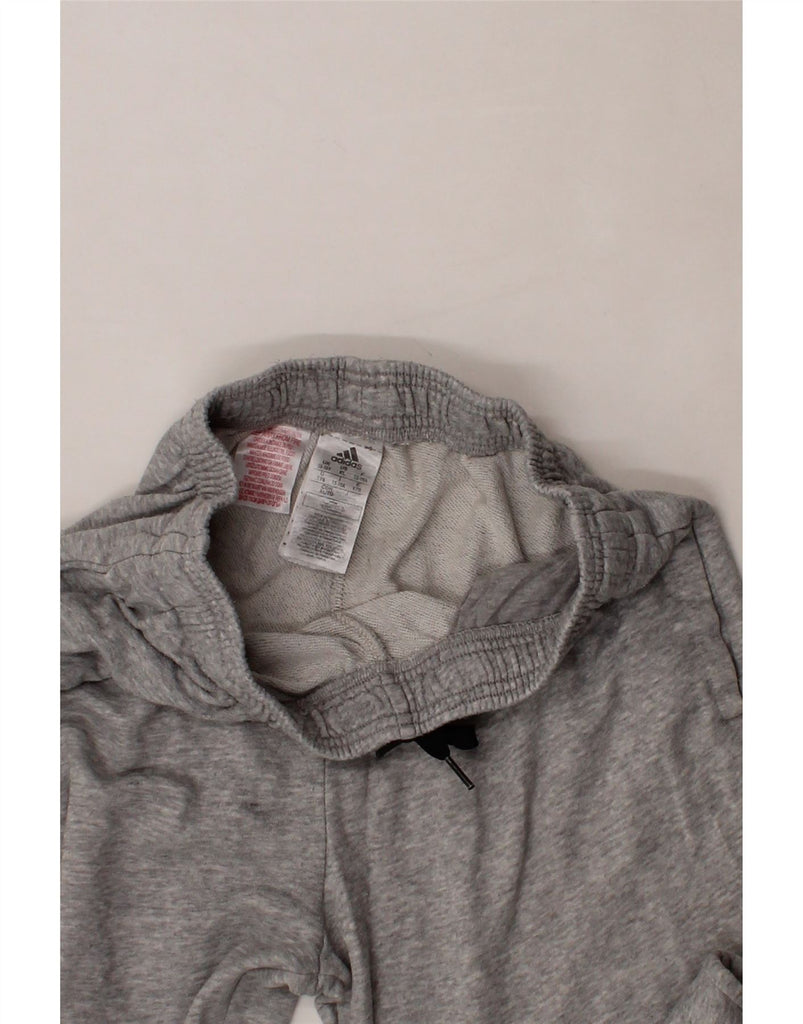 ADIDAS Boys Graphic Tracksuit Trousers Joggers 15-16 Years  Grey Cotton Vintage Adidas and Second-Hand Adidas from Messina Hembry 