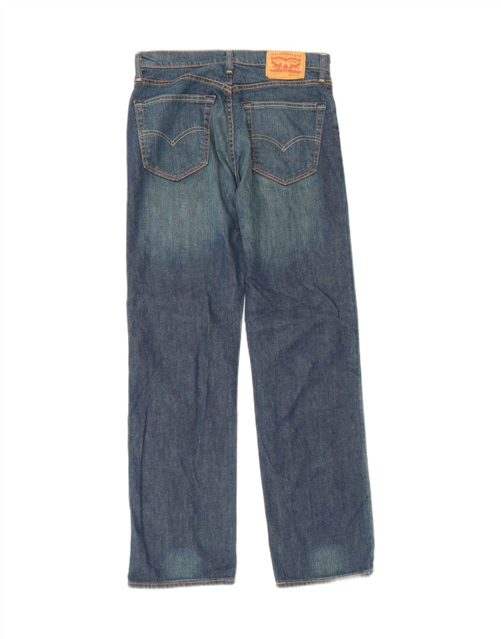 Levi's Mens 751 Straight Jeans W32 L32 Navy Blue Cotton
