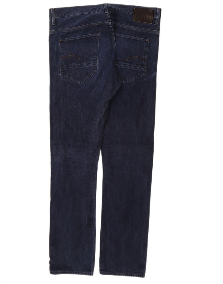 G-Star Mens Slim Jeans W36 L34 Blue Cotton