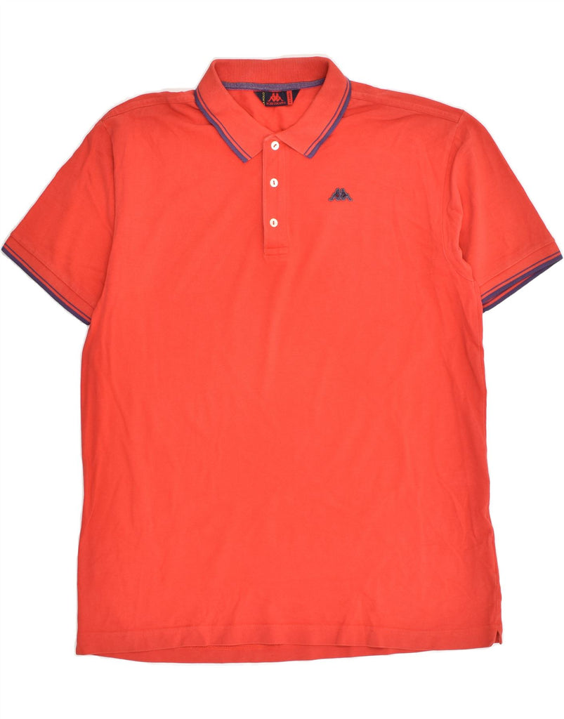 KAPPA Mens Polo Shirt XL Red Cotton | Vintage Kappa | Thrift | Second-Hand Kappa | Used Clothing | Messina Hembry 