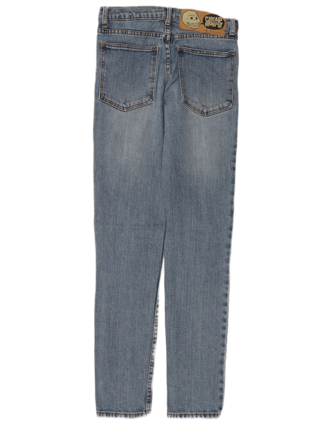 CHEAP MONDAY Mens Slim Jeans W28 L32 Blue Cotton