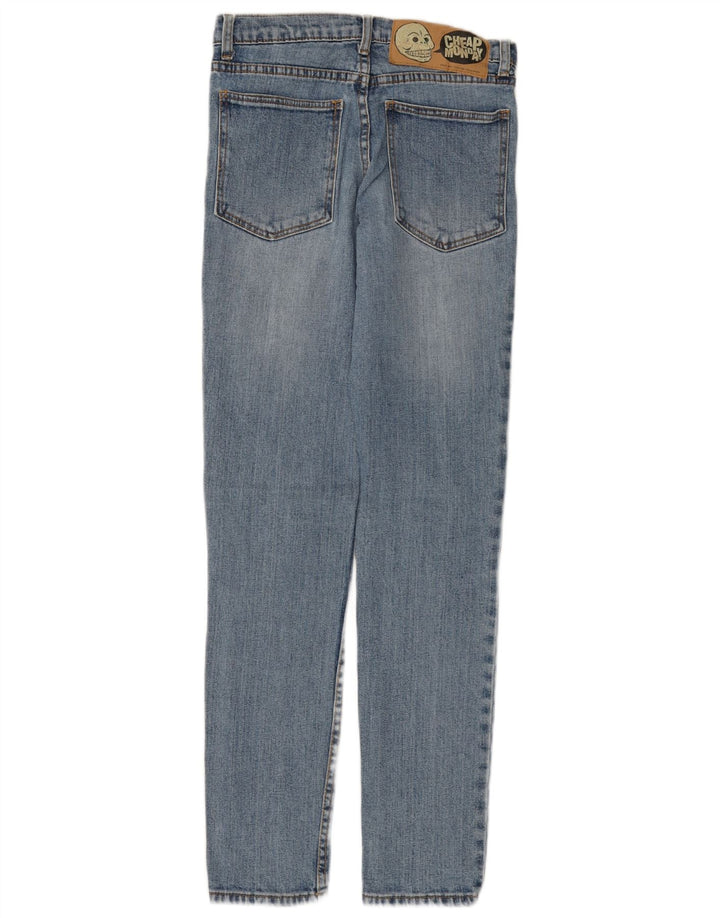 CHEAP MONDAY Mens Slim Jeans W28 L32 Blue Cotton