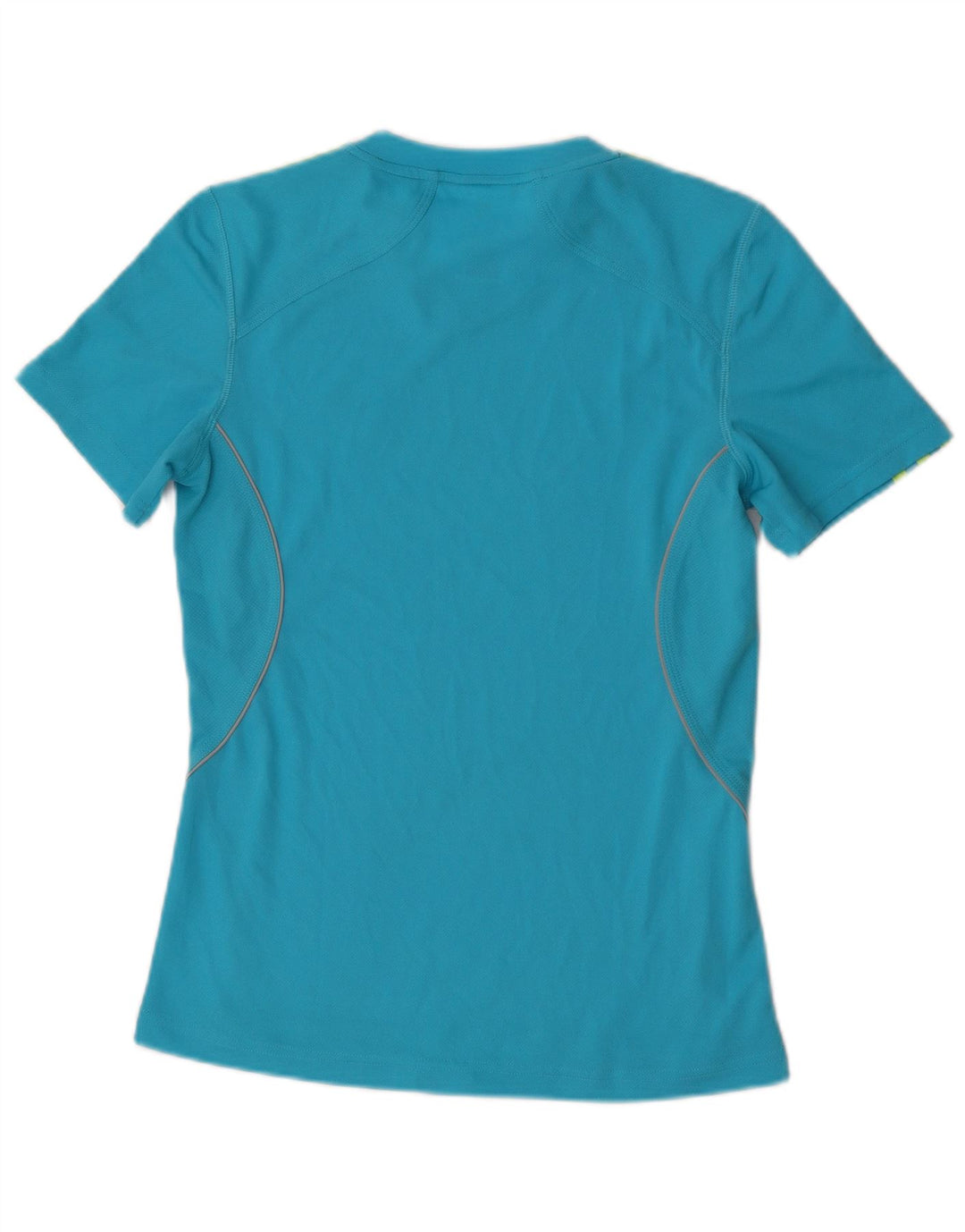 Adidas Womens T-Shirt Top UK 10 Small Blue Polyester