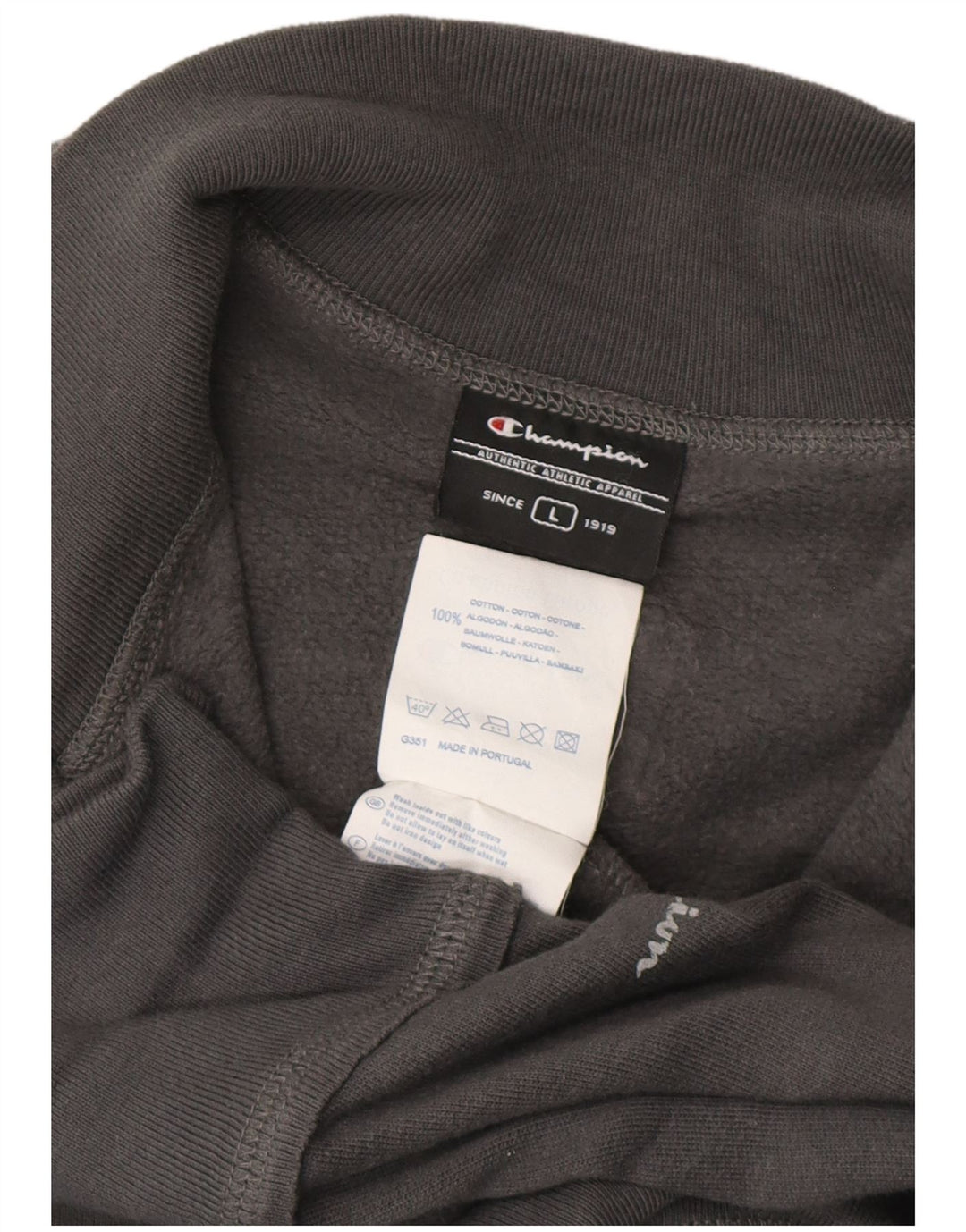 Champion Womens Columbia University Tracksuit Top Jacket UK 16 Large Grey