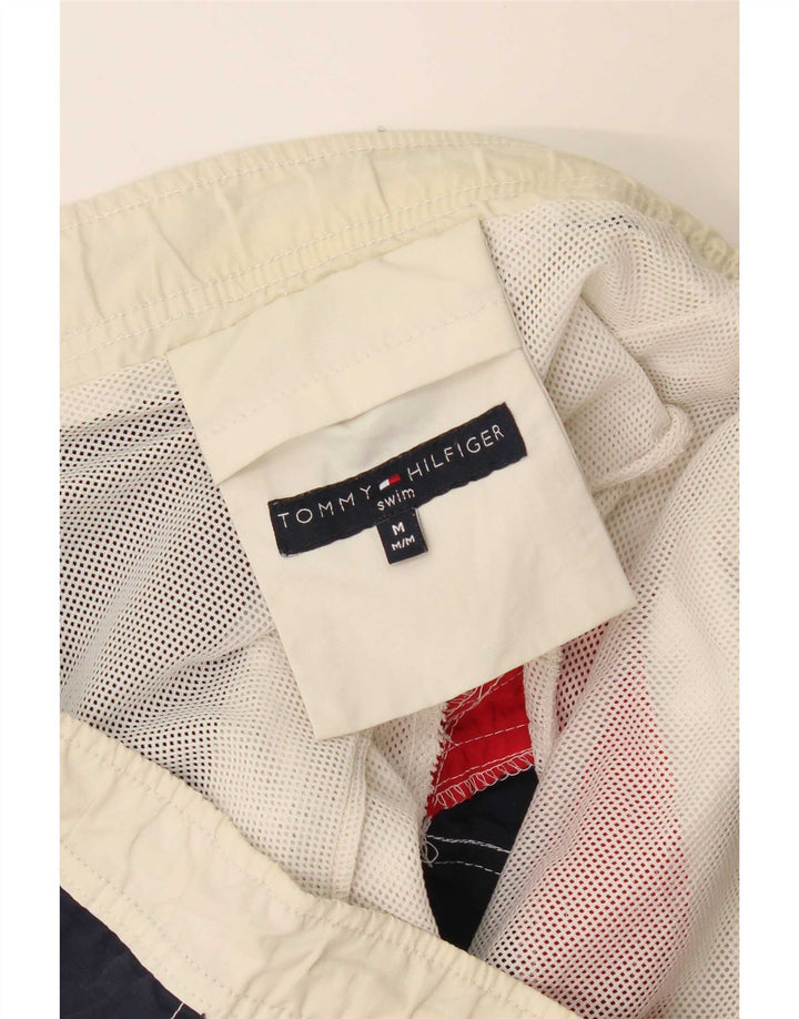 Tommy Hilfiger Mens Cargo Swimming Shorts Medium Navy Blue Colourblock