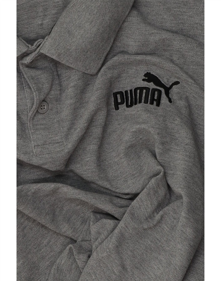 Puma Mens Polo Shirt XL Grey